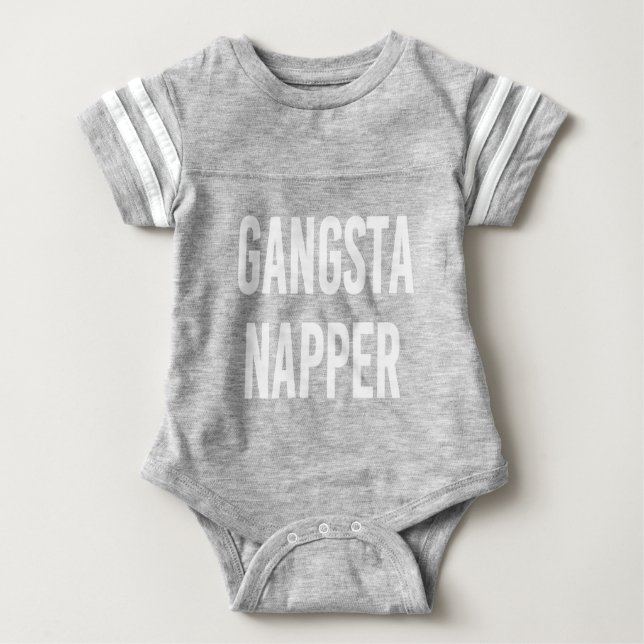 Gangsta Napper, camisa cansada para dormir (Frente)