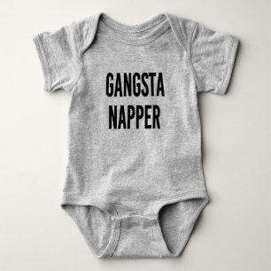Gangsta Napper - Camisa de bebê engraçada
