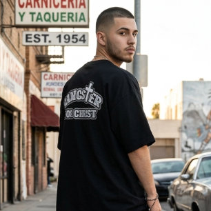 Gângster de nomes personalizados para camisetas de