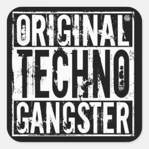 Gângster original de Techno - etiqueta