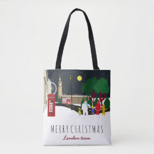 Gangue de Natal em Londres Tote Bag