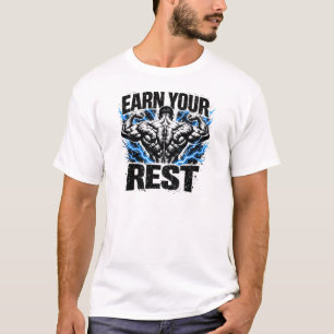 Ganhe Seu Descanso – Camiseta de Ginástica de Reco