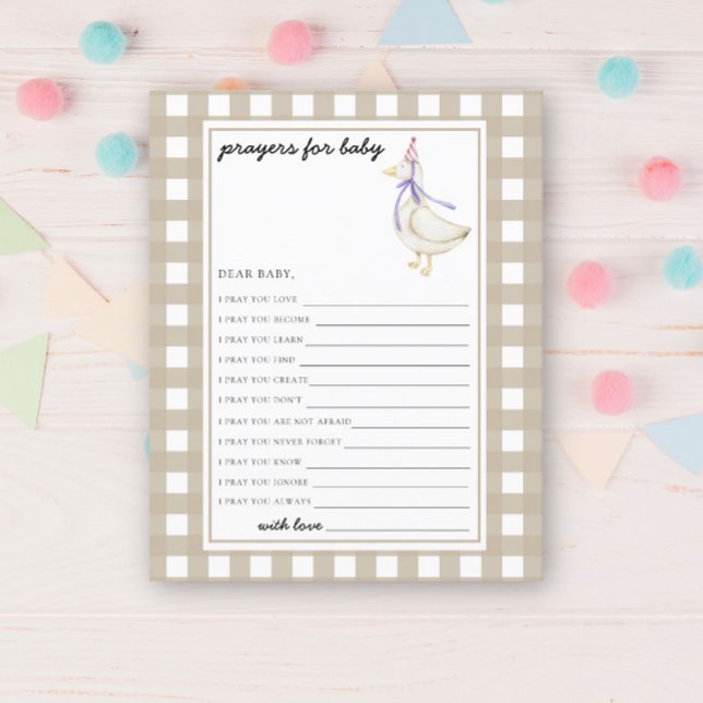 Ganso bonito - Jogo de festa | oração pelo bebê (Criador carregado)