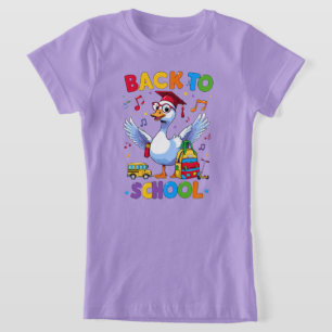 Ganso de Volta às Aulas – Design de Camiseta Color