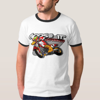 Ganso ele t-shirt da campainha de SUPERMOTO