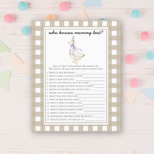 Ganso fofo - Quem sabe melhor a mamãe (Criador carregado)