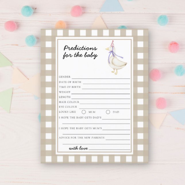 Ganso - predições e conselhos para bebês (Criador carregado)