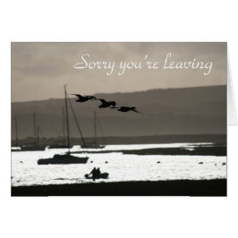 Gansos que saem do cartão