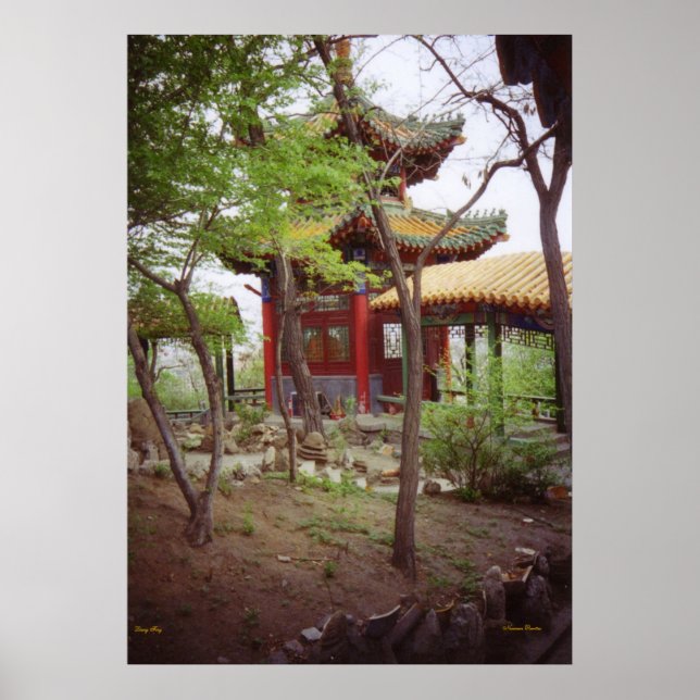 Gaozhan Temple Poster (Frente)