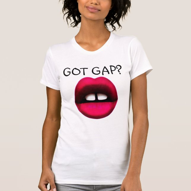 GAP OBTIDO? T-shirt DENTADOS ABERTOS da MENINA (Frente)