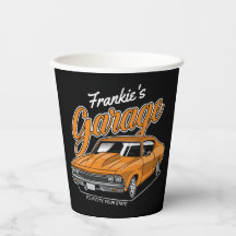 Garagem Personalizada De Carro Muscular Clássico 1