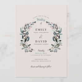 Garden Crest | casca | Convite Para Casamento