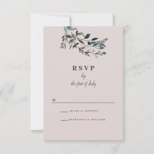 Garden Crest Resposta de Casamento Mauve