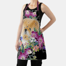 GARDEN DANCE Chow All-Over Impressão Apron