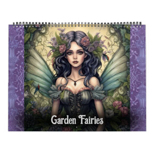 Garden Fairies por Ivy e Bat Art Calendário