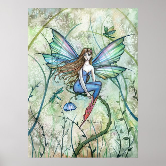 Garden Fairy Poster por Molly Harrison (Frente)