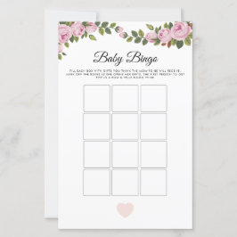 Garden Flowers Baby Bingo Game