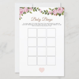 Garden Flowers Baby Bingo Game