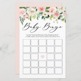Garden Flowers Baby Bingo Game