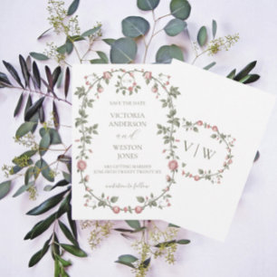Garden Sage Green Salve O Convite De Data