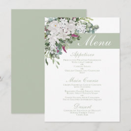 Gardenia / Snapdragon 4,5" x 6,25" Menu de Sage