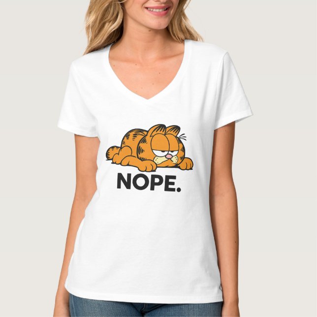 GARFIELD NOPE T-Shirt (Frente)