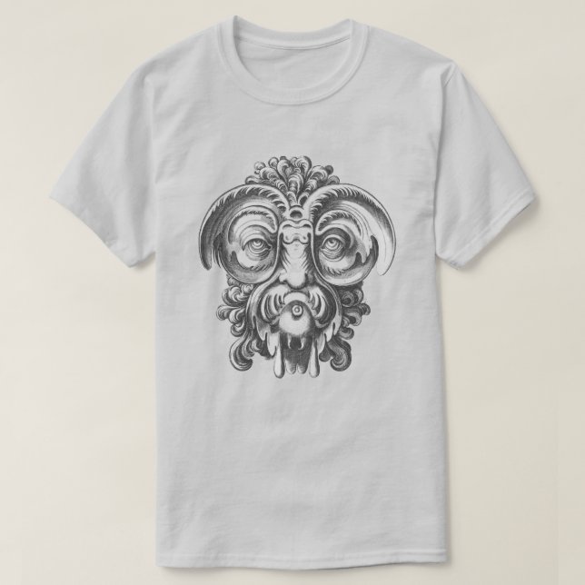 Gargoyle Face T-Shirt (Frente do Design)