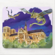 Gargula Notre Dame - Paris Mouse Pad