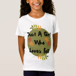 garota adora queda de T-Shirt