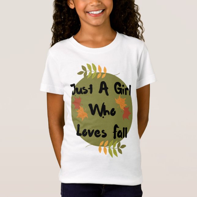 garota adora queda de T-Shirt (Frente)
