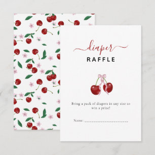 Garota Arco Rosa Chá de fraldas Raffle Fralda Cher