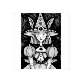 GAROTA-BATALHA, CARIMBO DE BORRACHA GÓTICO