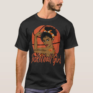 Garota Bonita De Basquete Para T-Shirt Mulher