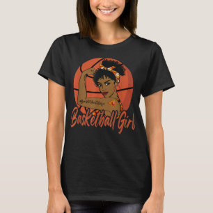 Garota Bonita De Basquete Para T-Shirt Mulher