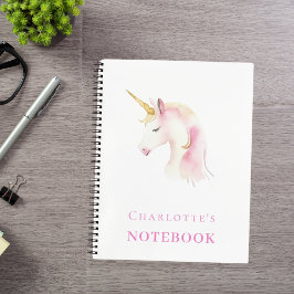 Garota branca-rosa-Unicorn