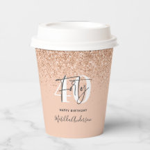 Garota brilhando moderna aniversário de 40 anos