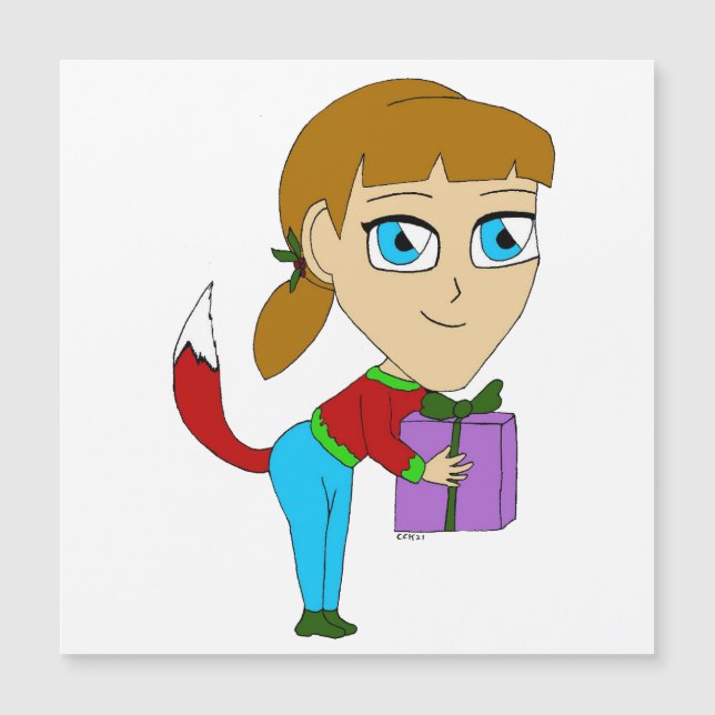 garota chibi foxy  (Frente)