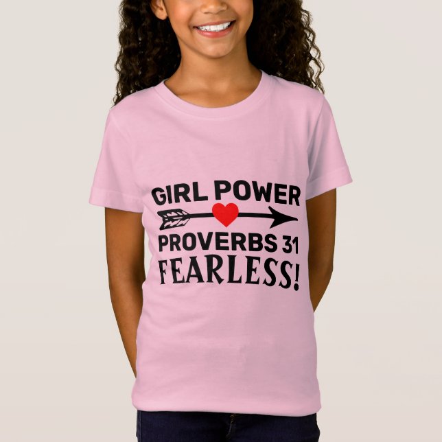 GAROTA CHRISTIAN POWER GIRLS T-Shirts (Frente)