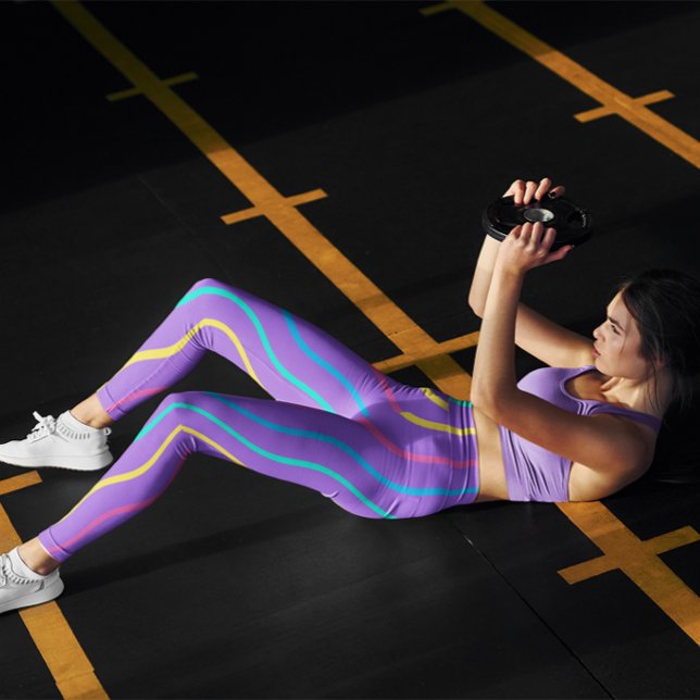 Garota Colorida, Verificadora Verde, Leggings femi (Criador carregado)