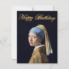 Garota com brincadeira 1665 Feliz Aniversário