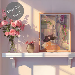 Garota dançante pelo Castelo Poster