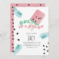 Garota de aniversário de melancia / Uma em um melã