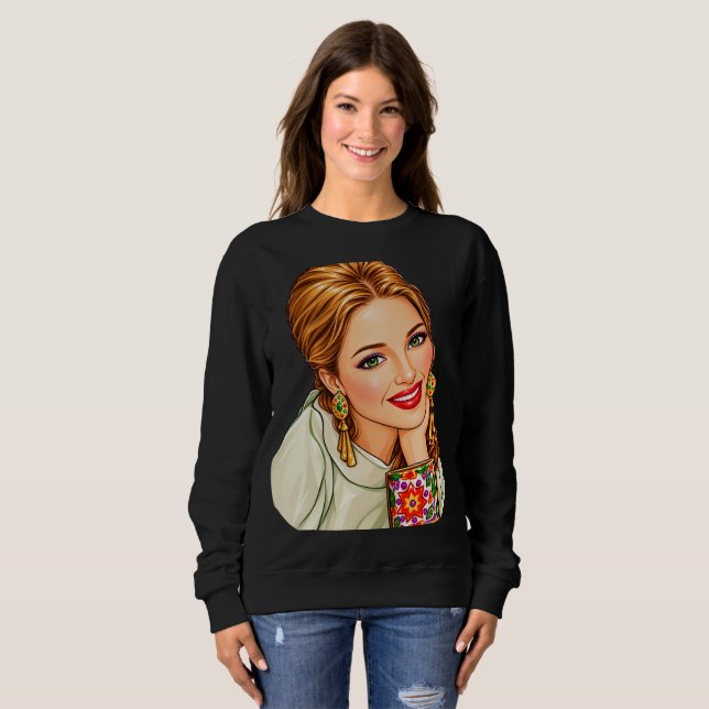 garota de camiseta (Frente Completa)
