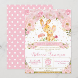 Garota de Convite para Chá de fraldas de Bunny Rab