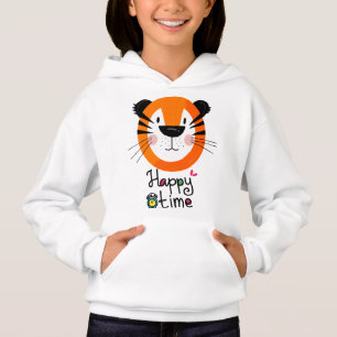 Garota de Design de rosto Tiger, Gente de Pullover