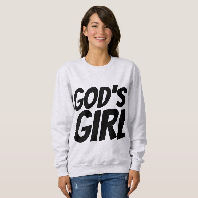 GAROTA DE DEUS, Camisetas Cristãs (Frente Completa)