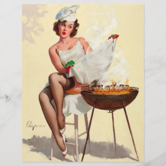 Garota de Pin-Up do Barbecue