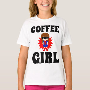 GAROTA DO CAFÉ, T-shirts Engraçadas