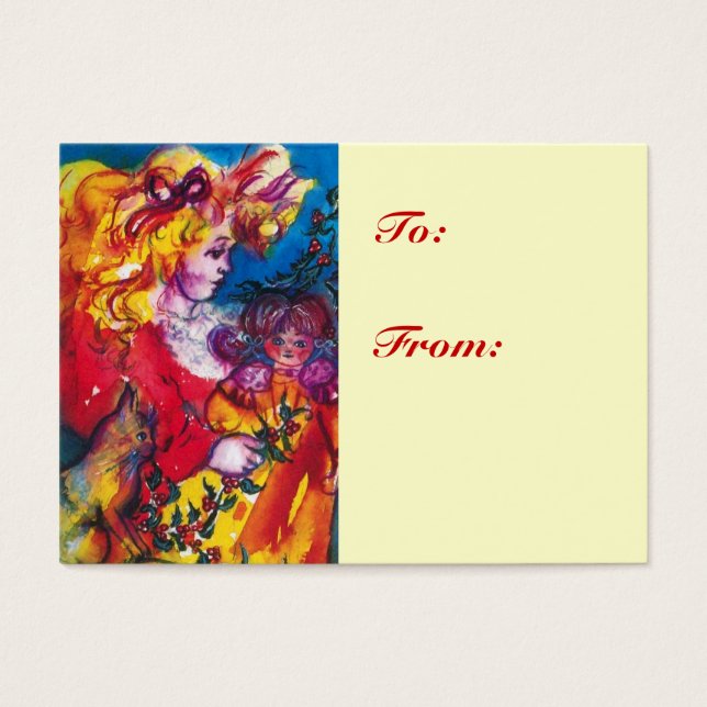 GAROTA, GATO, BONITO presente de Natal (Frente)