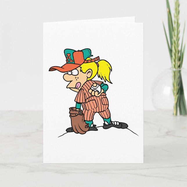 Garota Jogando Cartões De Saudação (Criador carregado)